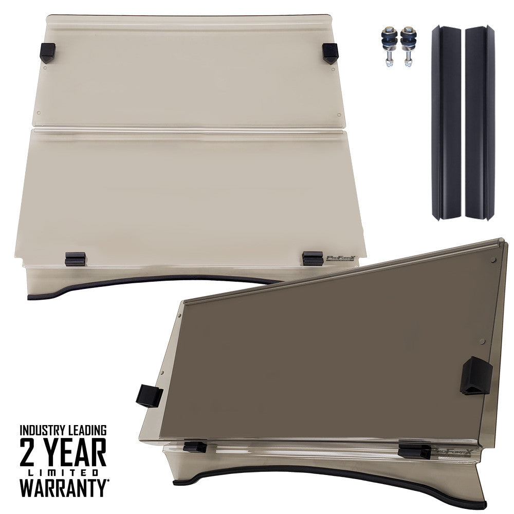 ProFormX Yamaha Drive2 Tinted Fold-Down Windshield - Warranty