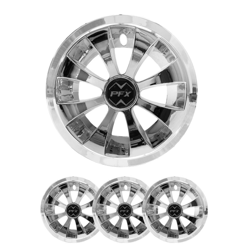 10" REAPER Chrome Wheel Covers (Set of 4)