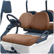 SlipStream Front Seat Cover Set (Triple Chestnut) - Installed