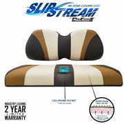 SlipStream Front Seat Cover Set Tan/Cream/Espresso - Padding/Warranty Info