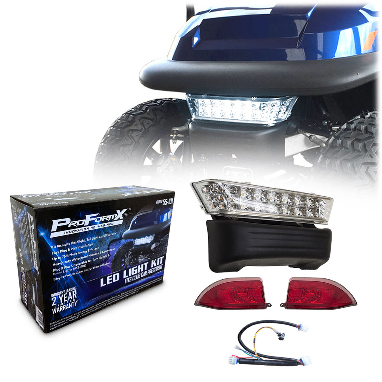ProFormX LED Light Kit for Club Car Precedent (2004-2008)