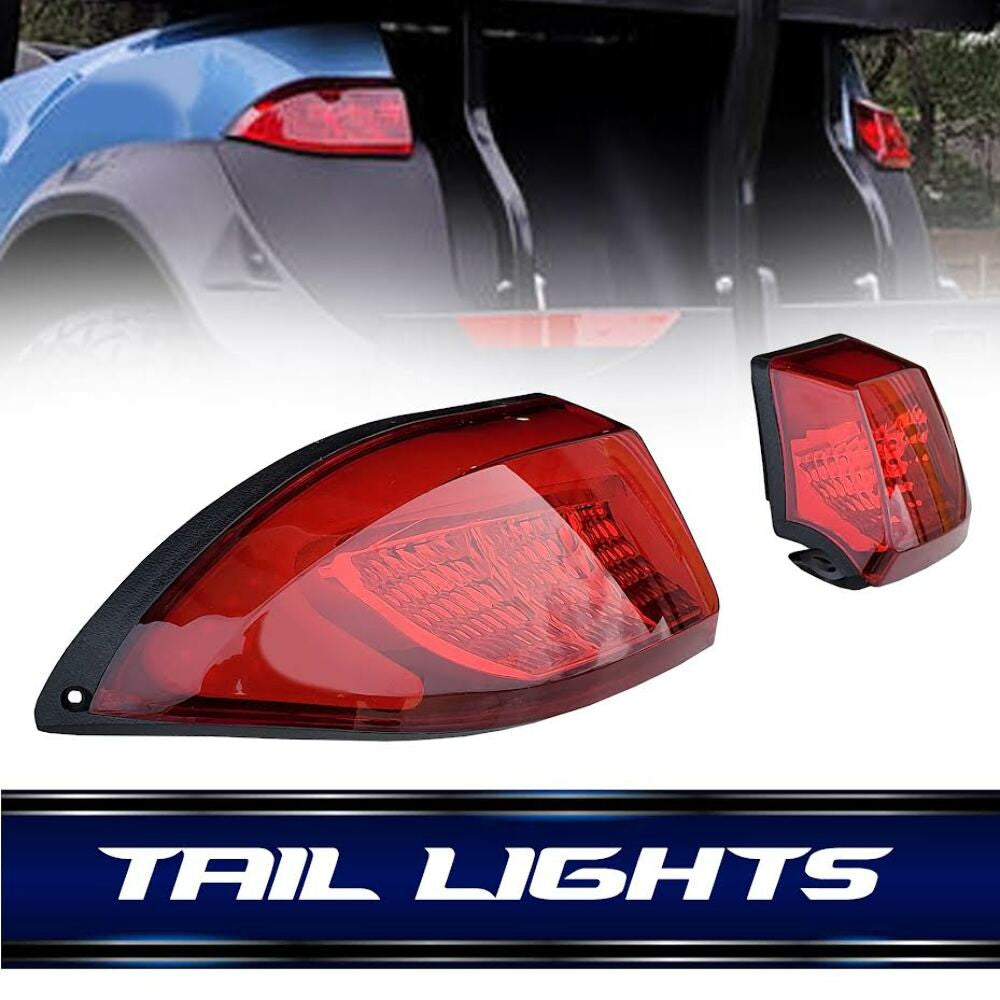 Club Car Tempo LED Light Kit - Taillights Upclose