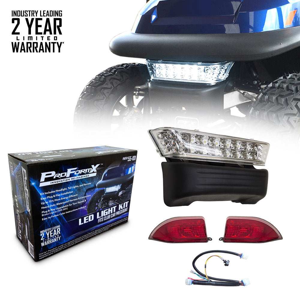 ProFormX LED Light Kit for Club Car Precedent (2004-2008) - Warranty